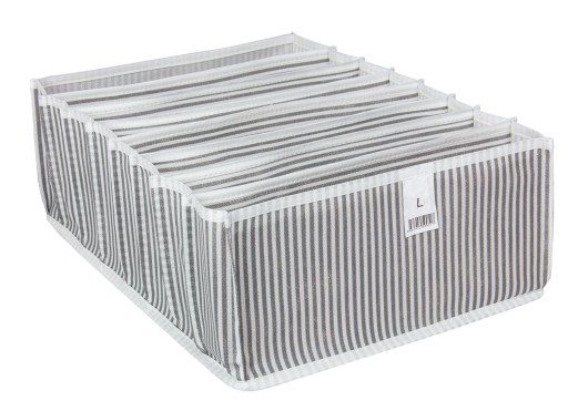 Organizér do zásuvky na spodnú bielizeň s priehradkami L 37x24x18CM