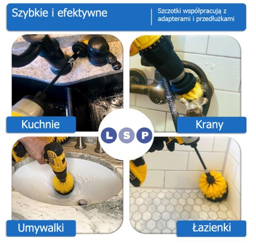 Kefky na skrutkovač, vŕtačku, na čistenie, sada čistiacich kefiek