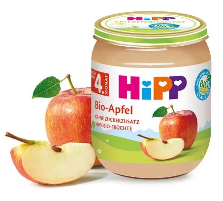 HiPP BIO 100% pyré jablko bez cukru Vit. C