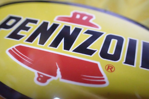 NÁLEPKA NA PENNZOIL 8,8 x 5,1 cm