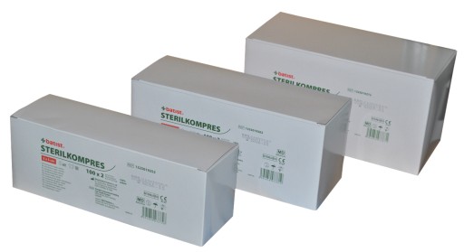 STERILNÉ PLYNOVÉ KOMPRESY 7,5cm x 7,5cm a3 50OP 150KS