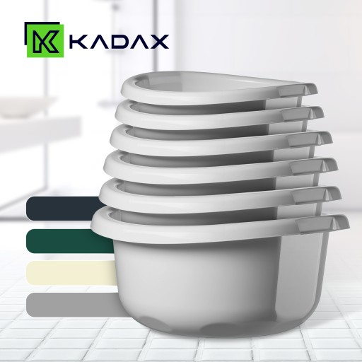PLASTOVÁ MISKA NA PRÁDLO 1,9L okrúhla NÁDRŽ NA TLAČENIE S RÚČKAMI