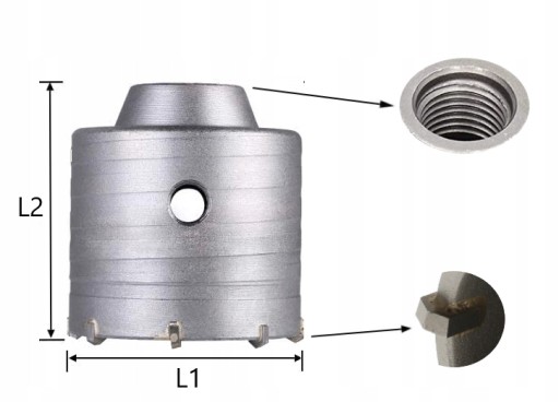ČIPKA DIEROVACÍ REZAČ NA BETÓNOVÉ STENY 30mm