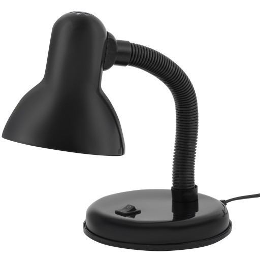 LED STOLNÁ LAMPA Čierna Nastaviteľná školská stolná lampa pre deti