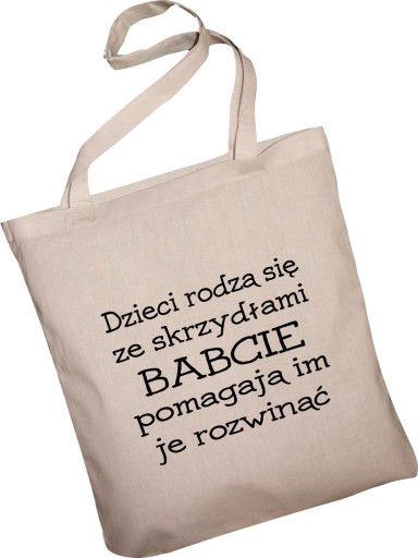 EKO BAVLNA TAŠKA NA RAMENO NÁKUPNÝ DARČEK KU DŇU STARÝCH RODIČOV 476