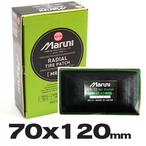 RADIÁLNA VLOŽKA do pneumatík Záplata MARUNI MR-12 70x120m