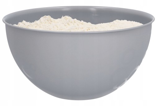 Šalátová misa, plastové kuchynské misy, 6l, veľká, šedá, okrúhla, Ø28 cm