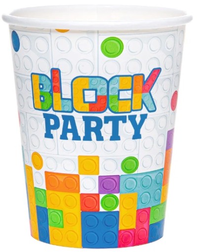 HRNČEKY, LEGO TEHLY, NARODENINOVÉ HRNČEKY, 220ML, 6 KS