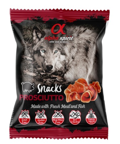 ALPHA SPIRIT Pochúťka pre psa s PROSCIUTTO 50 G