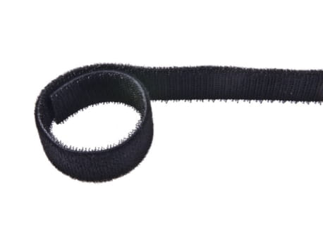 Obojstranná páska na suchý zips 25mm, čierna, hrúbka 2,5mm