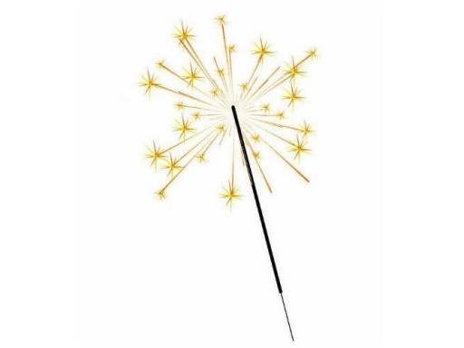 Prskavky studené 7 ks 28 cm Umelá svadba Silvester