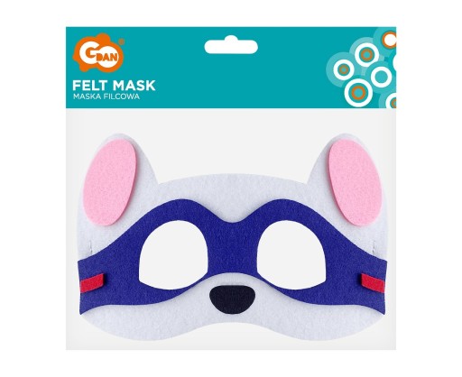 Plstená maska Paw Patrol Apollo pre deti, mäkký a elastický karneval