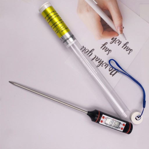 KUCHYŇSKÝ TEPLOMER ELEKTRICKÁ SONDA SO SONDA NA OLEJ VARENIE MÄSA VÍNO