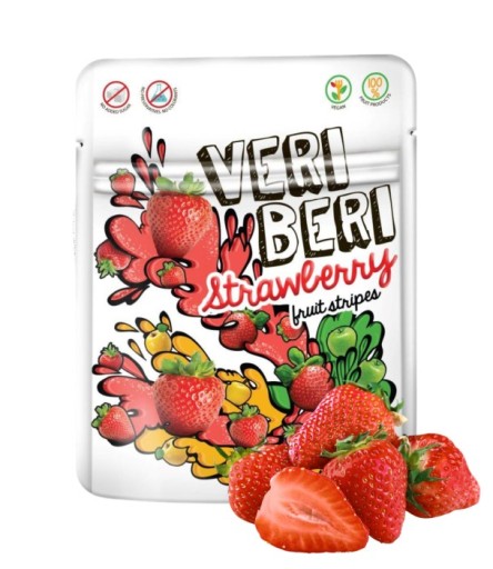 VERI BERI bezlepkové jahodové želé 50g