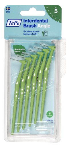 TePe Angle 0,8 mm Medzizubné kefky 6 ks.