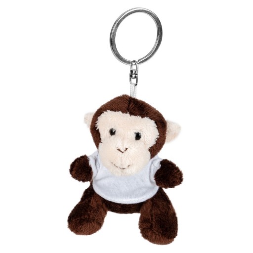 Prívesok na kľúče s maskotom opice PLYŠOVÝ KEYRING