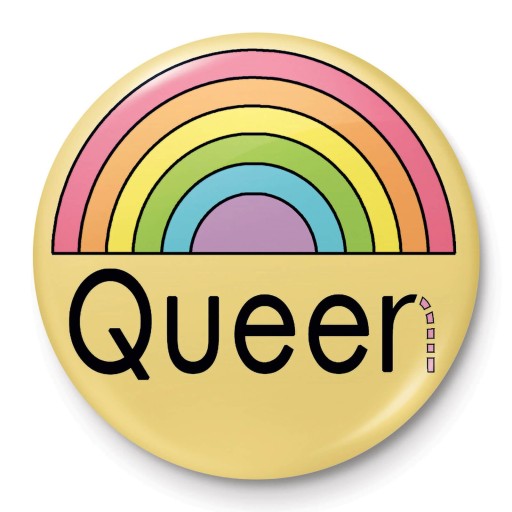 Špendlík do ruksaku Queen Rainbow The Peach Fuzz