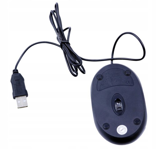 AK190 KÁBLOVÁ OPTICKÁ MYŠ USB LED COMPACT