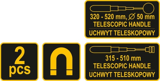 UCHOVÁVAČ KONTROLNÉHO ZRKADLA SO SADA MAGNETOV. 78410