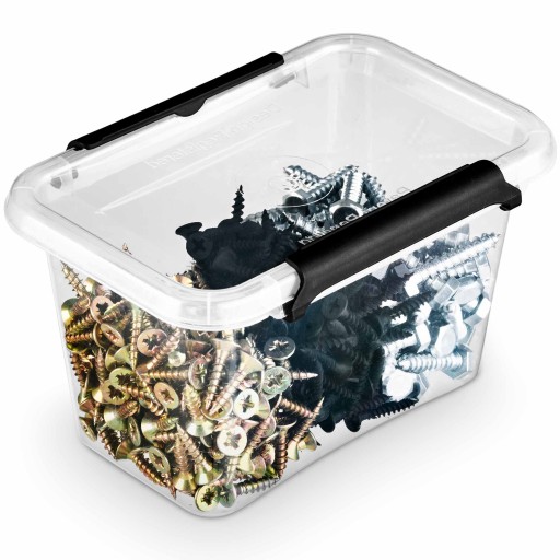 PLASTOVÝ KONTAJNER S VÍKOM ÚLOŽNÝ BOX MALÝ 0,65L