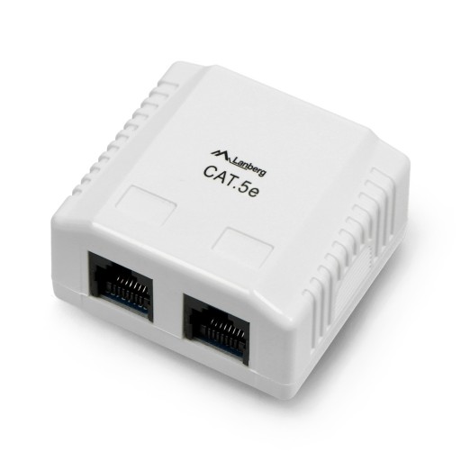 ICT zásuvka na povrch FTP 2xRJ45 kat