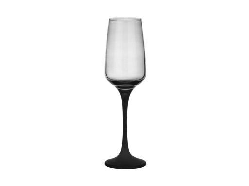 POHÁR NA ŠAMPANSKÉ 210 ML, ČIERNA