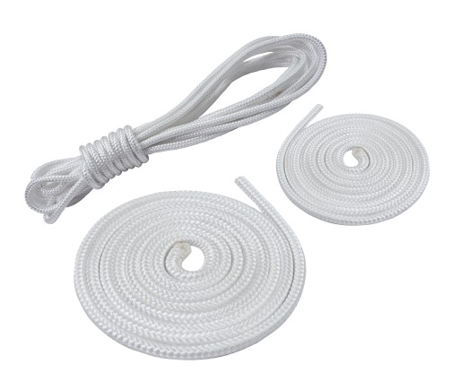 BIELE POLYPROPYLÉNOVÉ LANO Silné pletené lano 6mm 20M