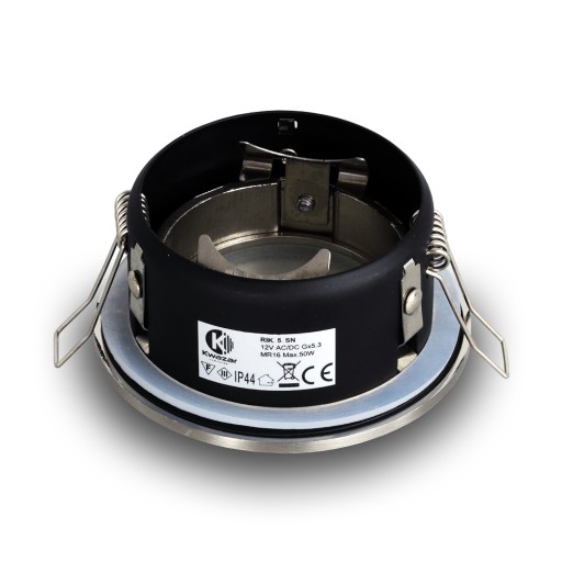 Halogénové kúpeľňové stropné svietidlo IP44 pre LED INOX