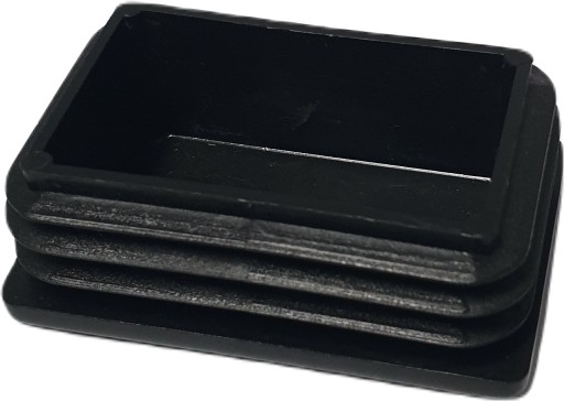 Čiapka profilového stĺpika 60x40 čierna