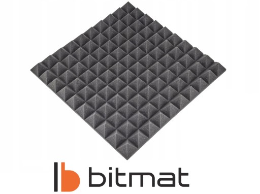3D NÁSTENNÁ DEKORÁCIA PYRAMÍDA Štvorcová dekorácia šedé svetelné boxy do štúdiovej miestnosti