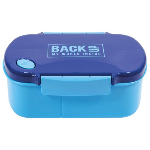 BackUP obedár s dvoma priehradkami, tmavomodrý
