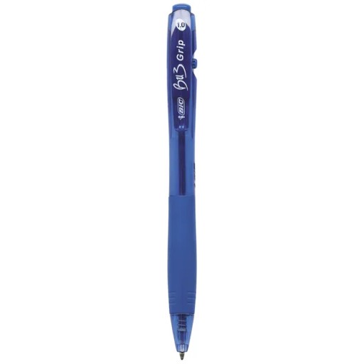 Bu3 Grip modré automatické guľôčkové pero 2ks Bic