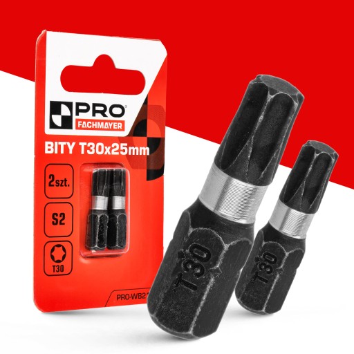NÁRAZOVÉ HROTY ÚRAZOVÝ BIT SILNÝ SKRUTKOVACÍ BIT TX30 25 MM