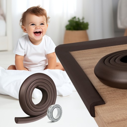 2M HRUBÁ FOAM ochranná páska na ochranu hrán rohov nábytku SIPO hnedá