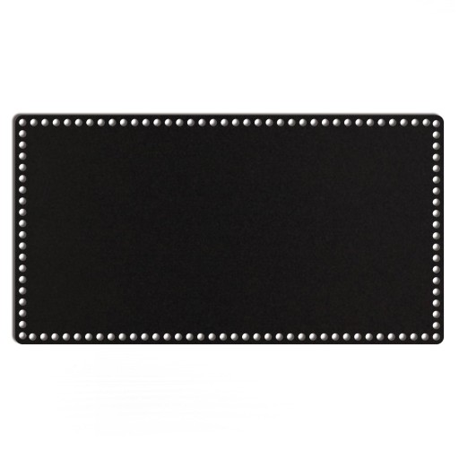 čierny základný košík dno 31x58cm HDF obdĺžnik