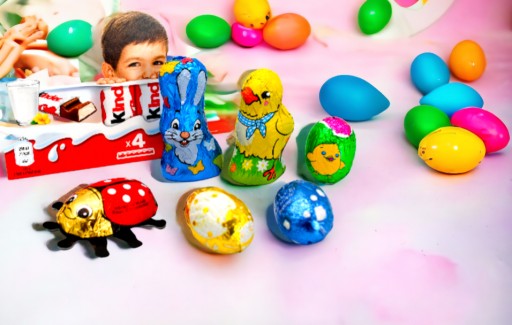 SADA sladkostí Kinder balíček Veľkonočný DOVOLENKA vajíčko darčekový zajačik