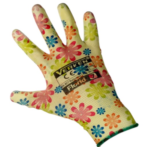 RUKAVICE PRACOVNÉ RUKAVICE VEĽ. 7 OCHRANNÝ POLYESTER PEVNÝ A ODOLNÝ