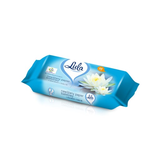 White Lilia vlhčený toaletný papier 40 ks Lula