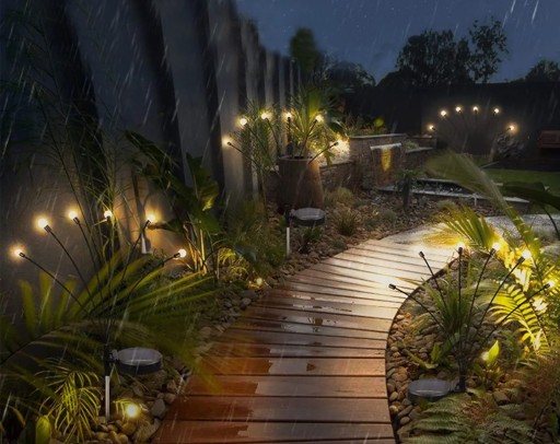 Solárna lampa Púpavové gule Záhradné gule 70cm + Twilight Senzor
