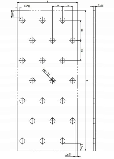 PP4 TYČ TYČ DOMAX PLOCHÁ TYČ DOMAX 40x160x2 10ks