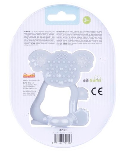 Koala grey upokojujúce hryzátko 3m+ Gili Gums