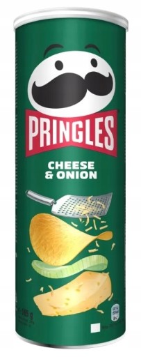 1x165g PRINGLES Cheese & Onion Chips UK