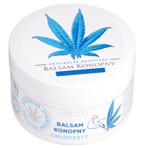 EDITT chladivý konopný telový balzam 220g