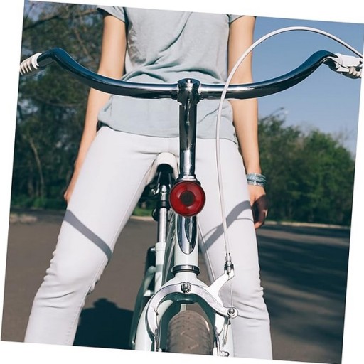 VÝKONNÉ LED ZADNÉ BICYKLE SVETLO, okrúhle, VODEODOLNÉ