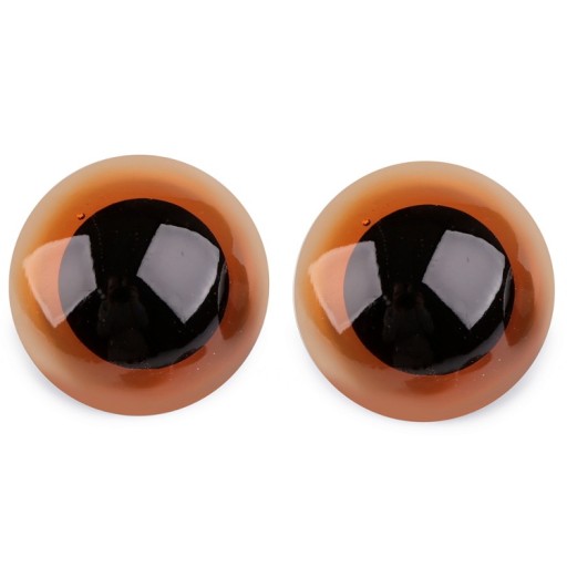VEĽKÉ HNEDÉ OČI MASKOTA 45 mm