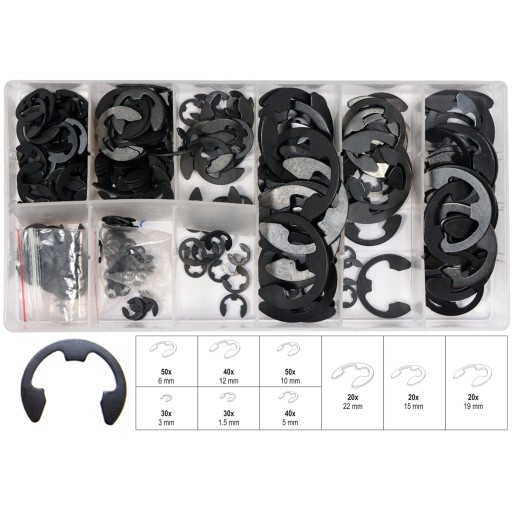 BINDERS E-CLIP BINDERS KRÚŽKY SADA 300 KS