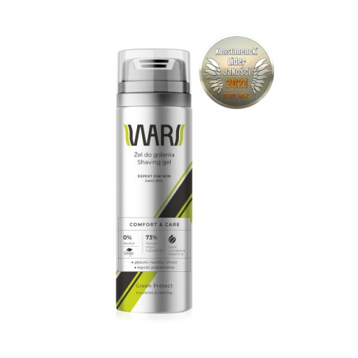 WARS EXPERT GREEN PROTECT gél na holenie, 200 ml