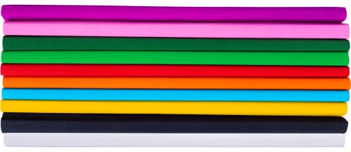 Kvalita Astra SET! CRIPPED Tissue Paper 10 farieb 50X200 WIDE!!