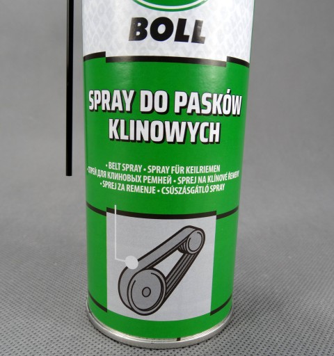 BOLL PROSTRIEDOK NA ÚDRŽBU KLÍNOVÝCH REMEŇOV ŠKRÚCANIE NA PÁS 400ml