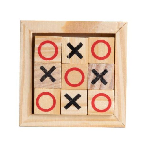 HRA TIC-TAC-TOE DREVENÉ STRATEGICKÉ MYSLIE HRA DREVENÉ BLOKY